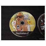 (2) PS2 Games - GTA: San Andreas & Getaway Black - Discs Only