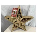 New Rustic Farmhouse Star Insect / Butterfly / Bee House
