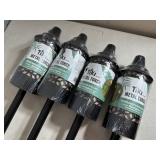 4 New Metal Tiki Torches