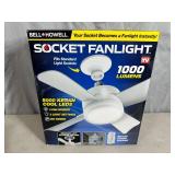 New Socket Fanlight with Remote Control and LED Light