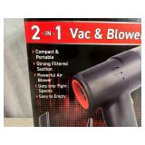 New Rechargeable Pocket Vac Blower and Vacuum
