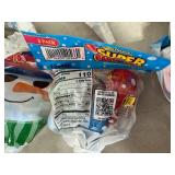 Assorted Candy, Haribo Peaches, Haribo Gummy Bears, Haribo Snakes, Blow Pops, and More