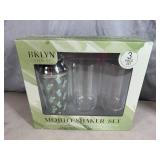 New BKLYN Steel Co 3 Piece Mojito Shaker Gift Set