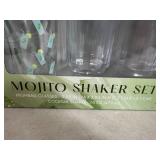 New BKLYN Steel Co 3 Piece Mojito Shaker Gift Set