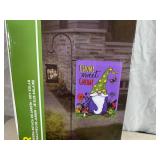 New Alpine Solar Lantern Garden Flag Pole - No Flag Included