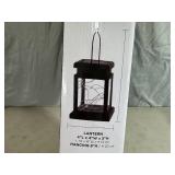 New Alpine Solar Lantern Garden Flag Pole - No Flag Included