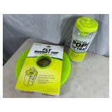New Rescue Outdoor Pop Fly Trap and Fly Bucket Top for 5 Gal Bucket