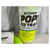 New Rescue Outdoor Pop Fly Trap and Fly Bucket Top for 5 Gal Bucket