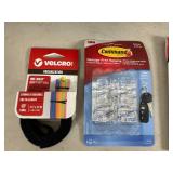 Assorted Velcro Mounting, Doubel Sided Tape, Command Hooks, Etc