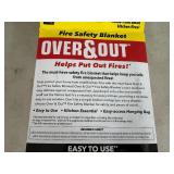 New Over & Out Fire Safety Blanket