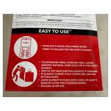 New Over & Out Fire Safety Blanket