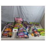 Assorted Candy, Dubble Bubble, Crybaby, Wax Fangs, Nik L Nips, and more.