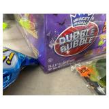 Assorted Candy, Dubble Bubble, Crybaby, Wax Fangs, Nik L Nips, and more.