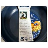 New 8 inch Ceramic Coated Aluminum Induction Safe Frying Pan