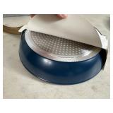 New 11 inch Ceramic Coated Aluminum Induction Safe Frying Pan