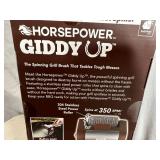 New Horsepower Giddy Up Rechargeable Electric Grill Brush