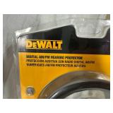 New Dewalt AM/FM Radio Hearing Protection Ear Muffs