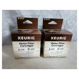 4 New Keurig Water Filter Cartridges
