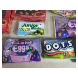 Assorted Candy, Chocolate Cherries, Tootsie Rolls, Fruit Chews, Dots, and More