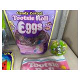 Assorted Candy, Chocolate Cherries, Tootsie Rolls, Fruit Chews, Dots, and More