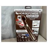New Horsepower Pocket Pony Cordless Power Scrubber