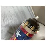 4 New USA Themed Bamboo Tiki Torches