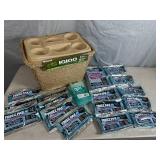 New Igloo Biodegradable Cooler and 17 Assorted Ice Packs