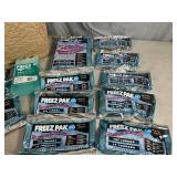 New Igloo Biodegradable Cooler and 17 Assorted Ice Packs