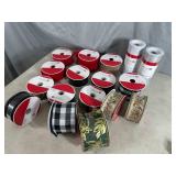 17 New Rolls of Craft / Decorative Wired Ribbon