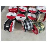 17 New Rolls of Craft / Decorative Wired Ribbon