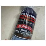 New 3 x 5 ft American Flag with 6ft Pole and Bracket