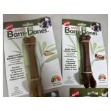 4 New Bam-Bones Flavored Dog Chew Toys