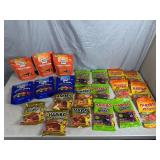 Assorted Candy, Ritter Chocolate, Haribo Gummy Candy, Haribo Peaches, Twin Snakes
