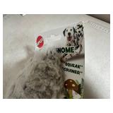2 New Woodsy Gnome Squeaker Dog Toys