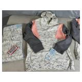 3 New Youth Hooded Sweatshirts - Size XS and S