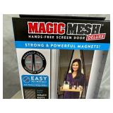 New Magic Mesh Hands-Free Magnetic Screen Door - Deluxe