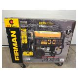 Brand New Firman 8375-Watt Generator 30 Amp 120-Volt/240-Volt with Wheel Kit and Cover