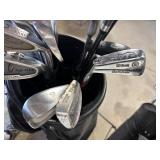 Large Lot of Approx 92 Golf Clubs Take What You Want Golf Clubs and Bags