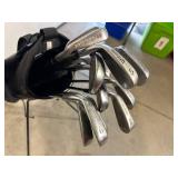 Large Lot of Approx 92 Golf Clubs Take What You Want Golf Clubs and Bags