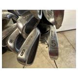 Large Lot of Approx 92 Golf Clubs Take What You Want Golf Clubs and Bags