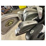 Large Lot of Approx 92 Golf Clubs Take What You Want Golf Clubs and Bags