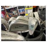 Large Lot of Approx 92 Golf Clubs Take What You Want Golf Clubs and Bags