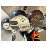 Large Lot of Approx 92 Golf Clubs Take What You Want Golf Clubs and Bags