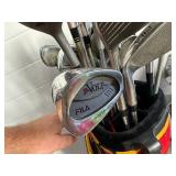 Large Lot of Approx 92 Golf Clubs Take What You Want Golf Clubs and Bags