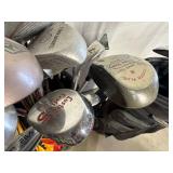 Large Lot of Approx 92 Golf Clubs Take What You Want Golf Clubs and Bags