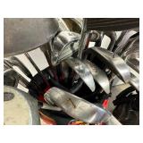 Large Lot of Approx 92 Golf Clubs Take What You Want Golf Clubs and Bags