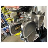 Large Lot of Approx 92 Golf Clubs Take What You Want Golf Clubs and Bags