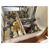 Jewelry Box Full of Assorted Jewelry