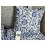 New Patio Chair Cushion, Seat Pad, Throw Pillow