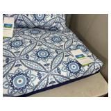 New Patio Chair Cushion, Seat Pad, Throw Pillow